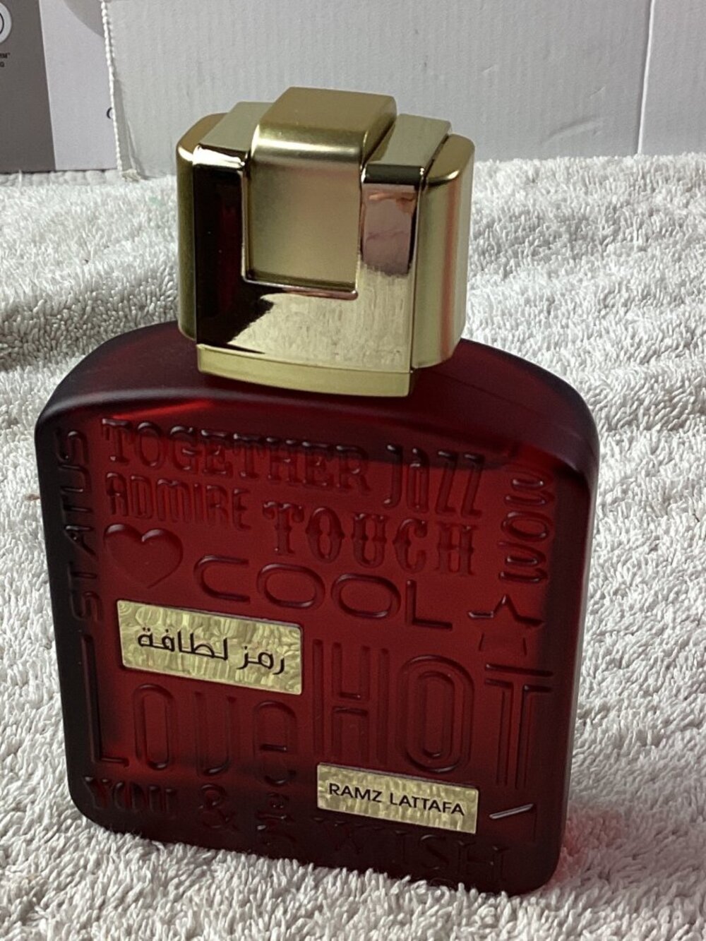 Ramz Lattafa Mens Eau De Parfum Red & Gold 80% Vol Made In UAE*EDP